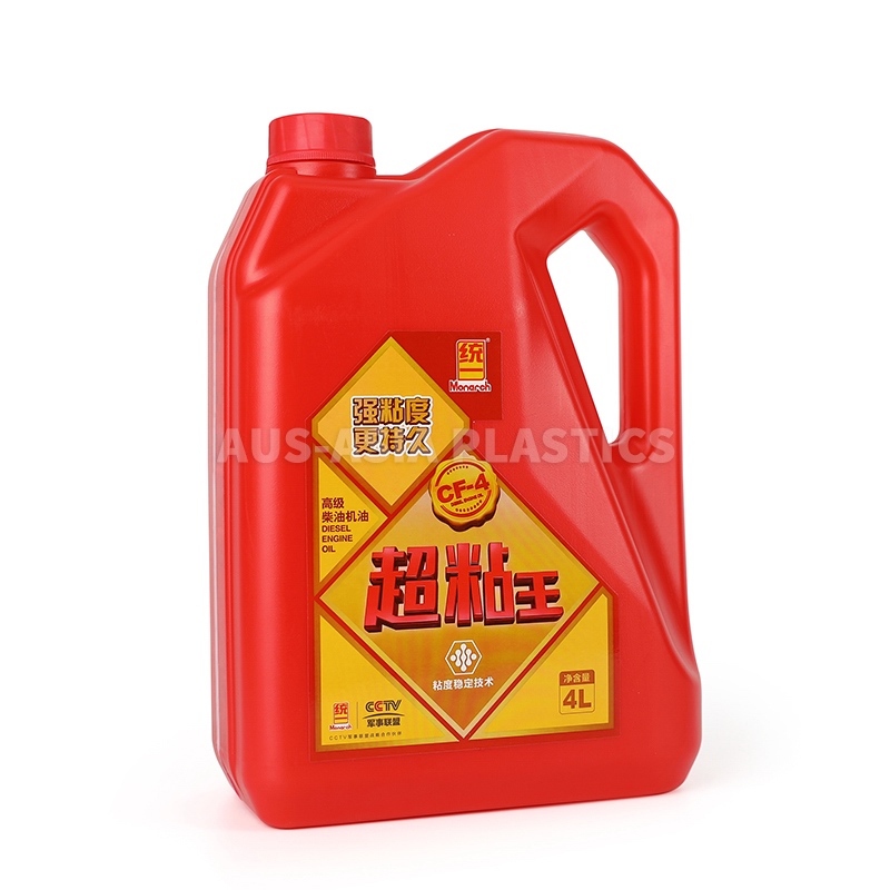 4L統（tǒng）一潤（rùn）滑油柴油機油桶（紅色）